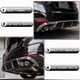Диффузор заднего бампера V2 (для G26 M-Sport, Карбон) для BMW 4 серия G22/23/26 2020- гг - изображение 3