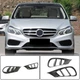 Вставки в передний бампер (для AMG-Line 2013-2016, Карбон) для Mercedes E-class W212 - изображение 1