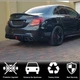 Диффузор заднего бампера с насадками выхлопа (для SD C43 AMG 2015-2019, Карбон) для Mercedes C-сlass W205 - изображение 2