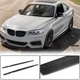 Накладки на пороги (для M-Sport, Карбон) для BMW 2 серия F22/F23 2014-2021 гг - изображение 1
