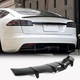 Дифузор заднього бампера (для Plaid 2021-2026, Карбон) для Tesla Model S 2012- рр - зображення 1