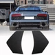Сплиттеры заднего бампера (для Spyder 2020-2026, Карбон) для Ауди R8 2015- гг - изображение 1