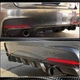 Задний Диффузор Бампера V1 для F30 M-Sport, Карбон для BMW 3 серия F30/F31 2012-2019 гг - изображение 5