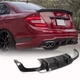 Диффузор заднего бампера V3 для AMG SD/Coupe 2012-2014 Карбон для Mercedes C-class W204 - изображение 1