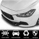 Передний лип-спойлер V2 для бампера Base/S/S Q4 2013-2017 Карбон для Maserati Ghibli - изображение 2