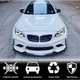 Передний спойлер Lip V4 для F87 M2 Competition, Карбон для BMW 2 серия F22/F23 2014-2021 гг - изображение 3