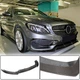 Передний спойлер Lip V1 для C43 AMG 2015-2019 Карбон для Mercedes C-сlass W205 - изображение 1