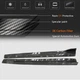 Боковые пороги (для Base Sedan, карбон) для Ауди A3 2012-2020 гг - изображение 5