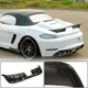 Диффузор заднего бампера V3 (2016-2019, Карбон) для Porsche Boxster/Cayman 982 (718) 2016- гг - изображение 1
