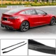 Накладки на Пороги V2 (2017-2023, Карбон) для Tesla Model 3 2017- гг - изображение 3