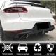 Диффузор заднего бампера V2 (2014-2021, Карбон) для Porsche Macan - изображение 3