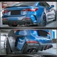 Дифузор заднього бампера V3 (для G22/G23 M-Sport, Карбон) для BMW 4 серія G22/23/26 2020- рр - зображення 4