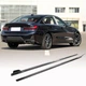 Накладки на пороги V1 (для G20 M-Sport, карбон) для BMW 3 серия G20/G21 2018- гг - изображение 1