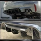 Диффузор заднего бампера V1 (для M5 F90, карбон) для BMW 5 серия G30/G31 2017-2023 гг - изображение 3