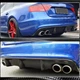 Дифузор заднього бампера V1 (для S-Line 2012-2015, Карбон) для Ауді A5 рр - зображення 4