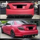 Диффузор заднего бампера V1 для AMG SD 2008-2011, Карбон для Mercedes C-class W204 - изображение 4