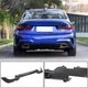 Дифузор заднього бампера V1 (для M-Sport 2018-2022, Карбон) для BMW 3 серія G20/G21 2018- рр - зображення 1