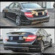 Диффузор заднего бампера V4 (для AMG SD 2008-2011, Карбон) для Mercedes C-class W204 - изображение 4