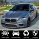 Накладка на передній бампер Lip V4 (для F10 M5, Карбон) для BMW 5 серія F10/F11 2010-2016 рр - зображення 2