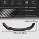 Накладка на передній бампер Lip V2 (для M-Sport, Карбон) для BMW 4 серія F32/F33/F36 2012-2020 рр - зображення 4