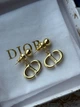 Сережки «DIOR» медичний сплав - изображение 1