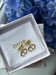 Сережки «DIOR» медичний сплав - изображение 2