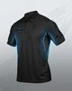 Тактическое поло Lacosta Sport Black с вентиляцией износостойкое для работы и тренировок XXXL - изображение 1
