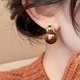 Серьги бижутерия jeweston Янтарно-золотого цвета - изображение 7