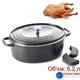 Гусятниця з кришкою GreenPan Featherweights, 25 см, 6,2 л з керамічним покриттям, чорний (CC002222-001) - зображення 1