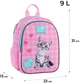Рюкзак дошкільний Kite Kids Studio Pets 31x23x13 см 9 л Рожевий (SP26-2735XS) - зображення 3