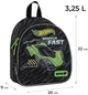 Рюкзак дошкільний Kite Kids Hot Wheels 22x20x9 см 3.25 л Чорний (HW26-538XXS) - зображення 3