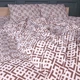 Простынь MirSon Полуторная 150х220 см 17-0949 Abstract Brown Бязь (2200013165149) - изображение 4