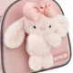 Рюкзак дошкільний Kite Kids Pink Bunny 22x20x9 см 3.25 л Рожевий (K26-538XXS) - зображення 9