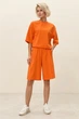 Костюм бавовняний (футболка та шорти на резинці) Розмір XL-XXL (50-52) Помаранчевий - изображение 4