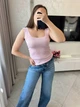 Жіночий базовий топ з полікотону рожевий ONE SIZE ST1147 - зображення 2
