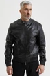 Чорна чоловіча куртка-бомбер Bikkembergs 8766 50 - изображение 1
