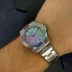 Наручний годинник Winner 8287 Silver-Blue яскравий - зображення 4
