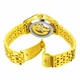 Наручний годинник Winner 8222 Gold Steel з феніксом декоративний - зображення 5