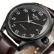 Наручний годинник Winner 8023 Black Leather класичний - зображення 2