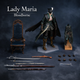 Коллекционная Фигурка подвижная Леди Мария со стулом из игры Бладборн Фигма Bloodborne Figma 536 DX 16 см - изображение 1