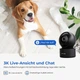 IMILAB C22 внутрішня WiFi камера безпеки 2.5K FHD 360°, нічне бачення, двосторонній звук, біла - изображение 6