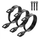 Кабель sata iii cable matters 45 см 6gb/s для ssd hdd, комплект 3 шт - изображение 1