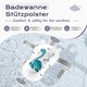 Сложная детская ванночка для комфортного купания малыша - COOSEYA с подушкой-поддержкой 0-18 мес. - изображение 7