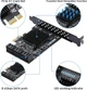 YBBOTT 8-Port SATA 3.0 контролер PCIe 6Gbps з кабелями та низьким профілем для Windows/Ubuntu - изображение 5