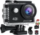 Екшн-камера 4K 30FPS, 20MP, WiFi, підводна 40 м, 2 батареї, ПДУ, кріплення комплектація - изображение 1