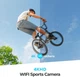Екшн-камера 4K 30FPS, 20MP, WiFi, підводна 40 м, 2 батареї, ПДУ, кріплення комплектація - изображение 6
