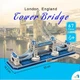 Universal Castle 3D Пазл Архітектурна Модель DIY для Дітей та Дорослих, 67 деталей (Tower Bridge) - зображення 7
