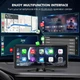 URVOLAX Carplay Android Auto Wireless, 10,26-дюймовый портативный сенсорный экран Car Play, Driveplay - изображение 4