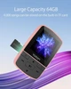 YOTON MP3-плеєр 64GB з Bluetooth 5.2, Hi-Fi, FM, кліпсою, навушниками, рожевий, міні формат - изображение 2