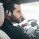 Bluetooth гарнітура CVC6.0 з шумопоглинанням, бездротові навушники з мікрофоном, чорна - зображення 3